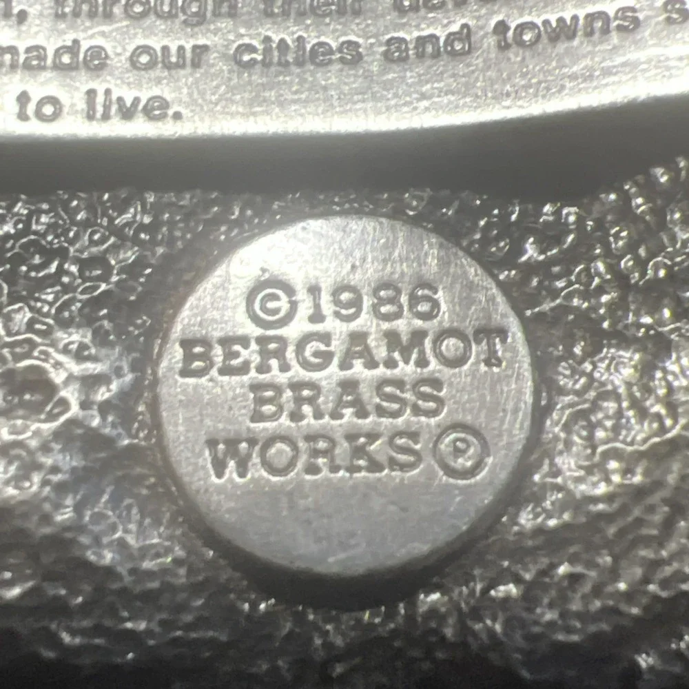 Bergamot Brass Works vintage 1986